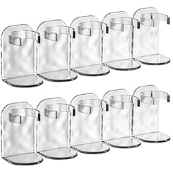 NURZIY Estante de almacenamiento de pared sin agujeros, estante de almacenamiento de cosméticos de baño, estante de pared de almacenamiento de condimentos de cocina (blanco, 2 piezas)