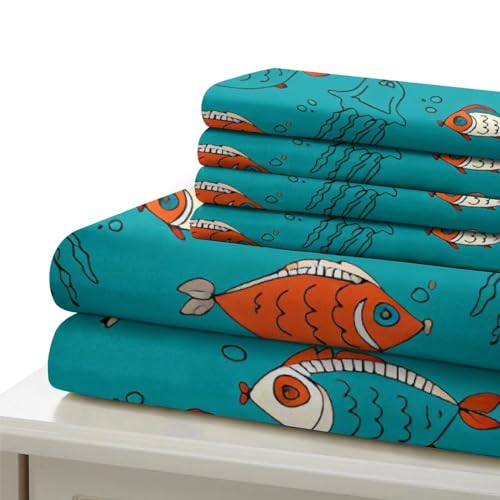 Housse de couette poissons 3D : finis les lits ternes et froissés - 7
