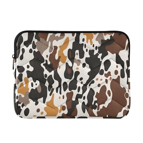 Funda para portátil 13-14 pulg. textura piel vacuna