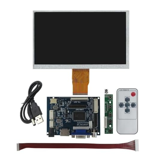 7 pollici IPS 1024 x 600 versatile universale portatile fai da te schermo LCD HDMI/VGA/AV scheda di controllo driver Raspberry Pi PC computer secondo monitor