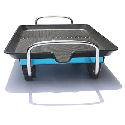 Tischgrill Elektrisch,1350W Bbq Grill Elektrogrill Temperaturregler Elektro Gartengrill Balkongrill 40 X 23 CM,Unglaublich Vielseitig Für Fleisch, Gemüse, Fisch und Bratgerichte – Bild 8