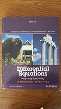 Hardcover Differential Equations(Custom UB) 2nd Book