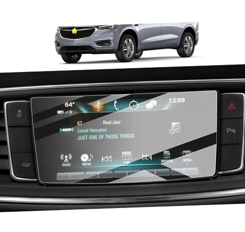 Film de verre trempé Buick Enclave anti-rayures protège écran navigation voiture 8 pouces