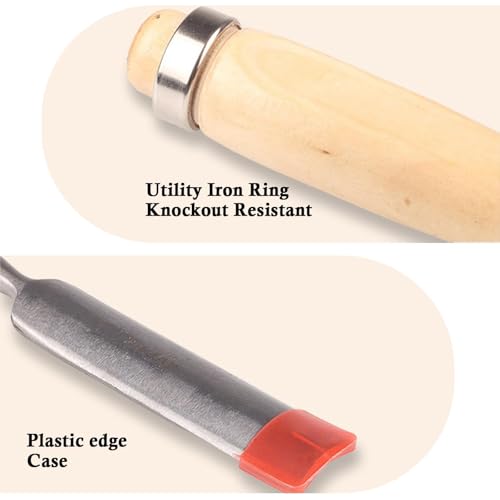 Txmyxgs Schnitzwerkzeug,4 Stück Holz Meißel Set,Stechbeitel Rund Gebogen Hohlbeitel Werkzeuge Set,CR-V Stahl halbkreisförmige Kante 6mm/12mm/18mm/24mm,DIY Bildhauerei Tool für Tischler, Carver