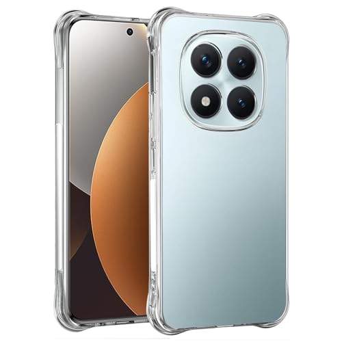 Coque de téléphone Xiaomi Redmi Note 15 Pro Plus 5G transparente pour usage quotidien