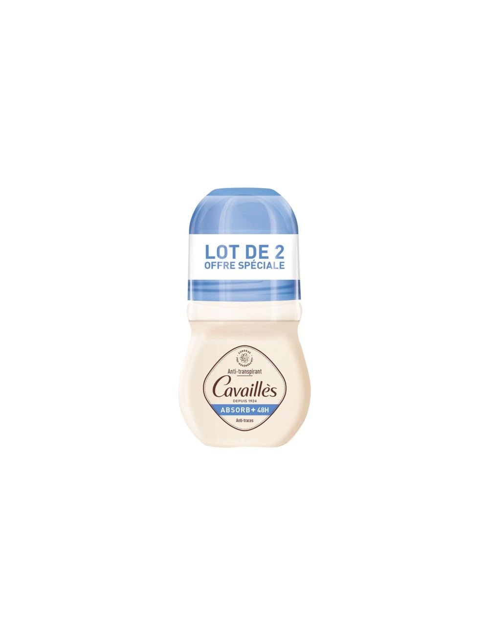 Rogé Cavaillès Absorb+ 48H Anti-Trace Deodorant Roll-On 2 x 50ml