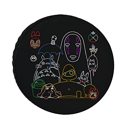 SUVタイヤカバー タイヤ 収納 屋外自動車 RV タイヤ 保管 防水生地 カー用品 防紫外線 スペアタイヤカバー ジムニー タイヤカバー 完全防水 タイヤ カバー 背面 14インチ,15インチ,16インチ,17インチ タイヤ 保管カバー 4WD blac