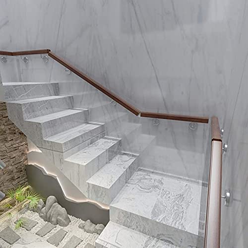 Rampe d'escalier en bois 5ft kit de barre d'appui murale rustique
