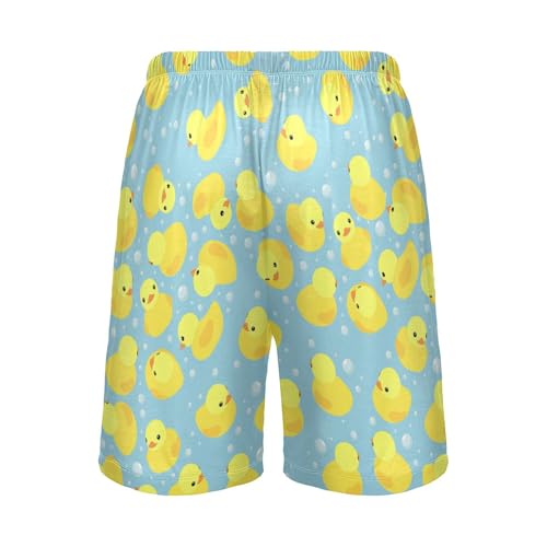 Men's Pajama Shorts Sleep Drawstring Short Pajama Pant Lounge Wear PJ Bottoms with Pockets2