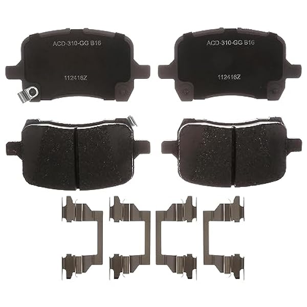 Acdelco 14D1160CHF1 vantaggio ceramica pastiglia freno disco anteriore