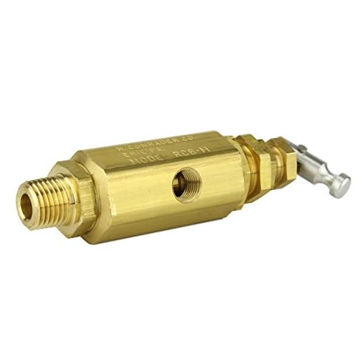 Brass Throttle Control Valve for Compressors