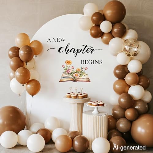 Vinilo decorativo A New Chapter Begins para baby shower miniatura 4