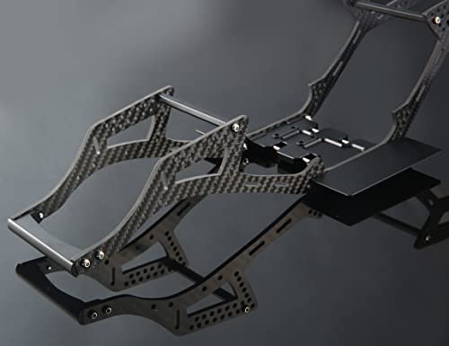 Yfgxfxf Rc Frame Chassis Kit, Carbon Fiber Lcg Chassis Rails, Cheater Rigs Frame Rails, Gen2 Lightweight Thickened For 1/10 Rc Rock Crawler Axial Scx10 I Ii Element Enduro (Gen2 Lcg Chassis Kit) #TOP5