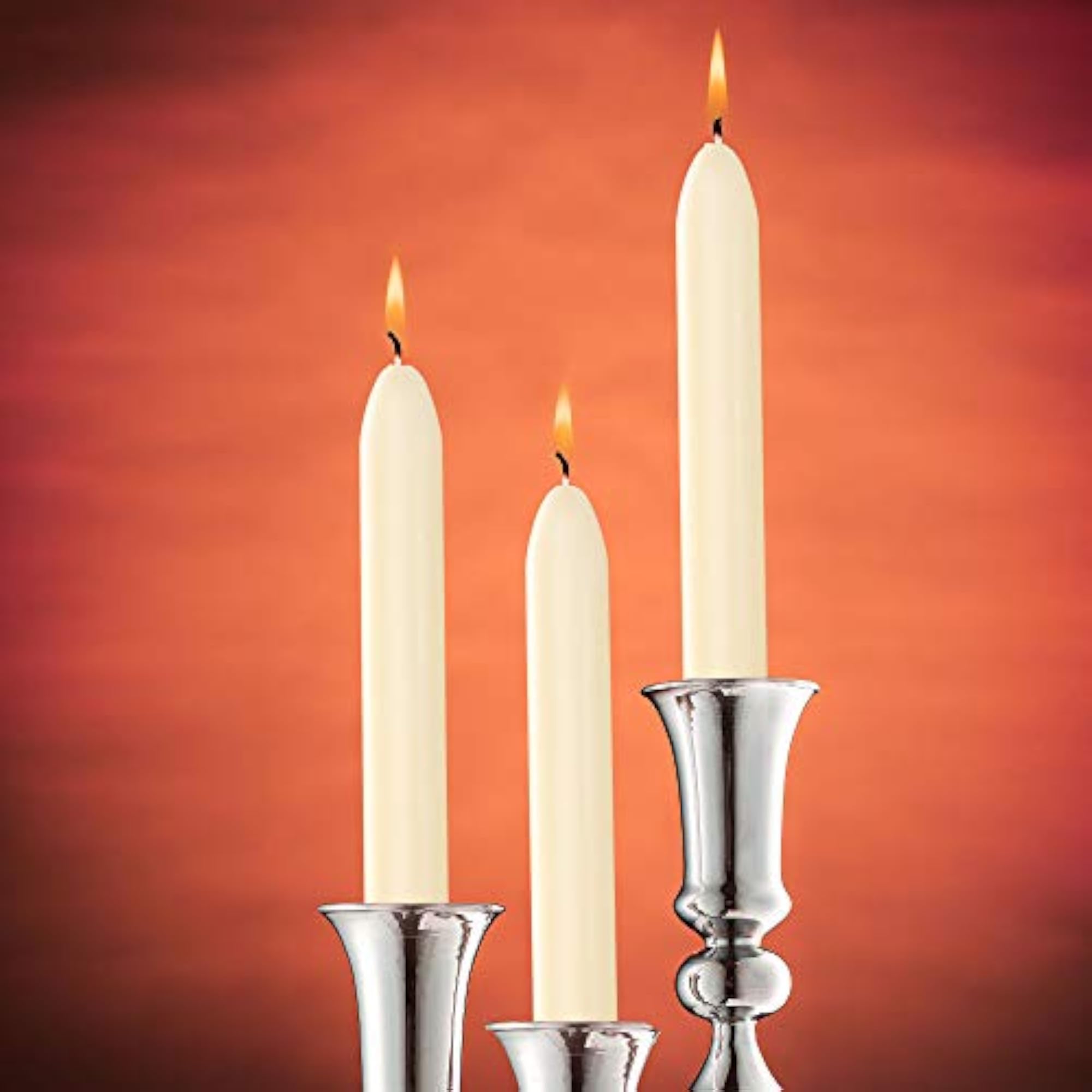 SPAAS Ivory Taper Candles - 14 Pack