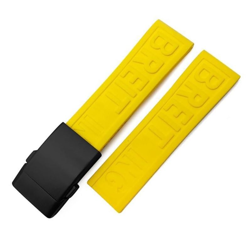 Bracelet 24mm silicone tressé pour Breitling : l'alliance du confort et du luxe