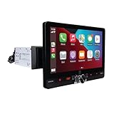 Dual Electronics DCPA81W 8-inch Certified Apple CarPlay Android Auto Wired or Wireless | Single DIN & Double DIN Touchscreen Car Stereo Radio | Bluetooth | Front & Rear Camera | USB Playback & Charge