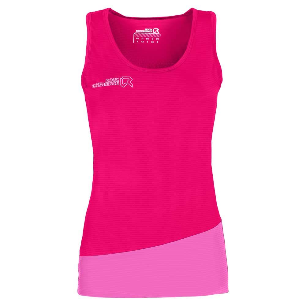 Rock Experience REWL00531 Merlin Woman Tank Vest Unisex 2000 Cherries Jubilee+0834 Super Pink L
