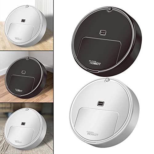 Image of Household Robot Automatic Vacuum Cleaner Floor Sweeping for Corner White