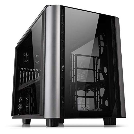 Thermaltake Nivå 20 XT PC-fodral kub-fodral, svart/silver