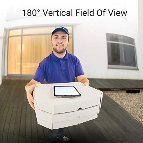 EZVIZ WiFi Video Doorbell, Night Vision, Two-Way Talk, PIR Motion Detection, Weather Proof, 180° Vertical FOV, Free 3-hour Cloud Storage(DB1)