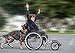 FreeWheel Wheelchair Attachment with Pneumatic Front Wheel Tire - Cool Wheelchair Accessories for Standard Frames and Standard Footrests (Black)