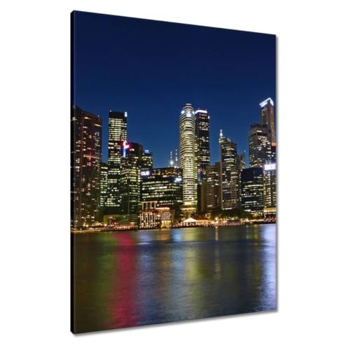 Toile New York 60x80cm tableau déco murale paysage