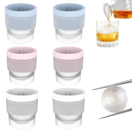 6 StüCk EiswüRfel Rund,Runde EiswüRfel,FüR Runde EiswüRfel...