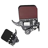 ZSHJGJR Archery Finger Tab Finger Guard Protector Saver LH RH for Recurve Bow Hunting Shooting Practice (Right Hand, M)