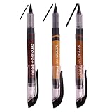 Picture of Xeno Calligraphy Brush Pen, Fude Pen, Narrow Tip, Kanji China Japan (Fine,Medium,Bold Point)-Black Ink (Pack of 3)