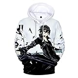 GO2COSY Anime Sword Art Online Hoodie Kirito Cosplay Costume Sweater Jacket Sweatshirt Fleece