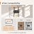 Perlegear Full Motion TV Wall Mount for 26-65 inch TVs, TV Bracket Supports Swivel Articulating Level Extension Tilt Arms, Max VESA 400x400mm up to 99lbs, 16" Wood Studs, PGMFK4