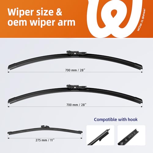 Image of Windshield Wiper Blades Fits Ford Escape 2013-2019