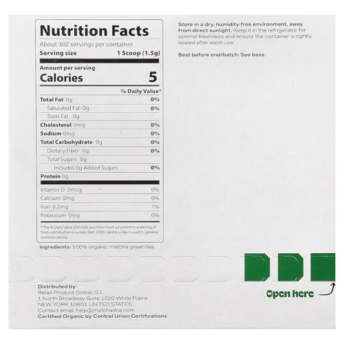 MATCHA DNA Organic Matcha Green Tea Powder