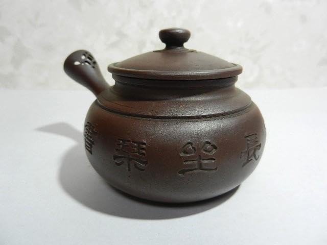 中国古玩 花埋め図 景徳鎮窯 輸出用CHINA 茶道具 急須 古美術 骨董品
