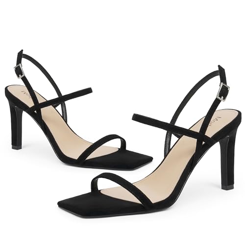 Image of Modatope Womens Sandals Open Toe Strappy Sandals Ankle Strap High Heel Sandals for Women