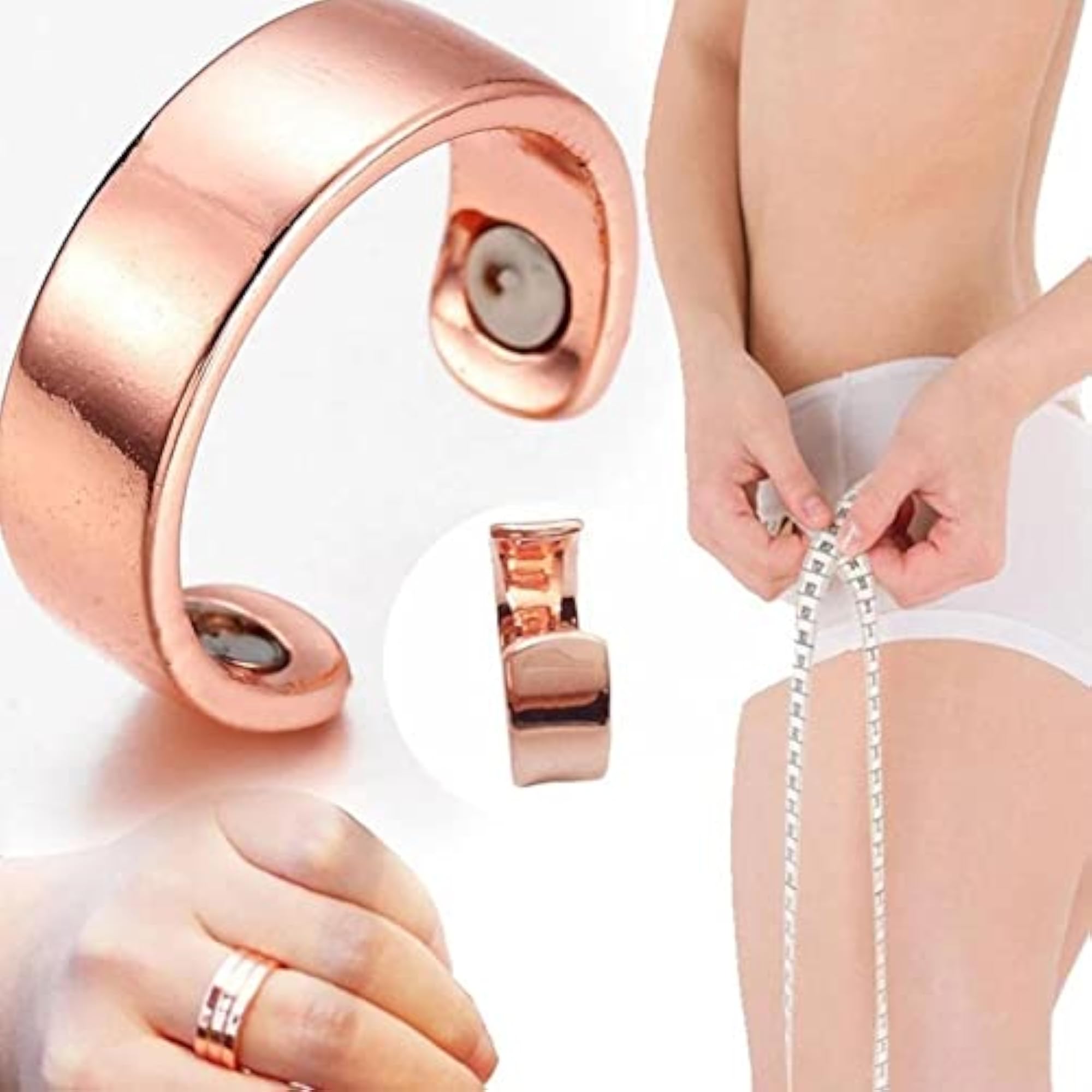 Lymphatic Drainage Magnetic Therapy Ring for Pain Relief