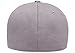 Flexfit Unisex Cotton Twill Fitted Baseball Cap, Grey, Small-Medium