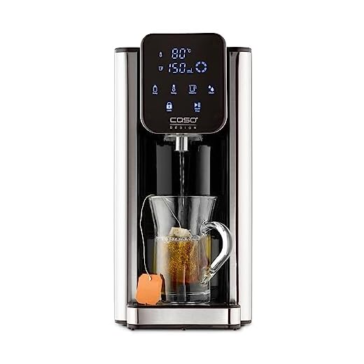 CASO Design HW 660 Turbo Hot Water Dispenser for Home, 2.7L Instant Hot Water Dispenser with Filter for Hot Drinks, One Cup Boiling Water Dispenser, Saves up to 50% Energy, Filtered Water Dispenser