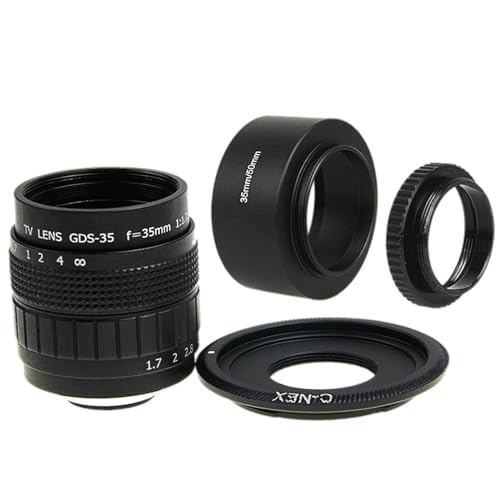 35mm F1.7 CCTV [r[ Y+C-NEX }Eg+Y t[h+}N OAFor SONY E }Eg A6500 A6300 A6000 NEX6 NEX7 NEX3 NEX5 NEX5T 35F17 p