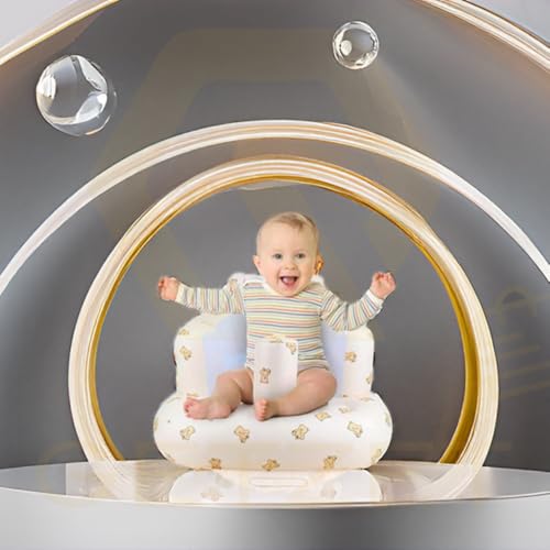 Image of Baby Sitting Support Seat - Soft Portable Infant Sofa Chair with Backrest for Bath, Floor, Travel & Sitting Training.
