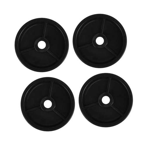 Abaodam 4pcs Pp Patio Heater Caster Wheels 61mm Diameter for Outdoor Gas Heater Replacement