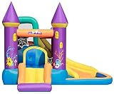 Castillo Hinchable Tobogán Grande para niños Niños al Aire Libre Patio de Juegos para niños Trampolín de Salto en casa Los Mejores Regalos para niños