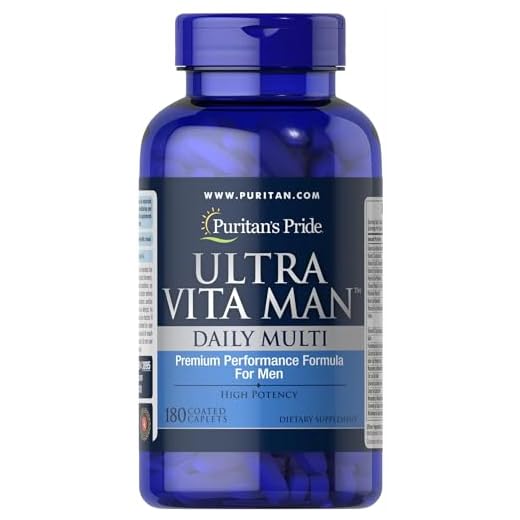 Puritans Pride Ultra Vita Man Time Release, 180 Count