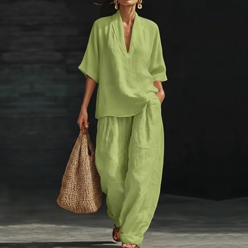 Ensemble en coton lin respirant de qualité supérieure style boho