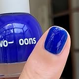 KAHSOSE Royal Blue Nail Polish – Water-Based Peel Off, Quick Dry, Non-Toxic, 10ML Cobalt Electric Bright Blue Color for Women and Girls