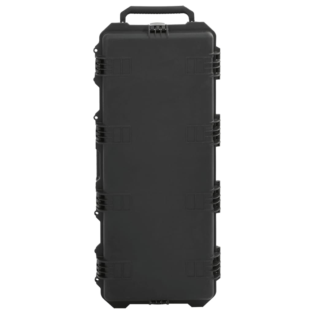 Hartschalenkoffer für Flugreisen, 100,5x42x17 cm, Transportkoffer mit Schaumstoffeinlage, abschließbarer Werkzeugkoffer aus Polypropylen, stoßfest, Wasserschutz