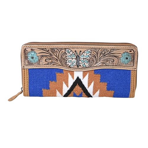 Bifold Wallet Hand Tooled Cowhide Leather – Tan Color | Multi Card Slots | Stylish & Durable Leather Wallet for Men | Slim, Minimalist, and Classic Design