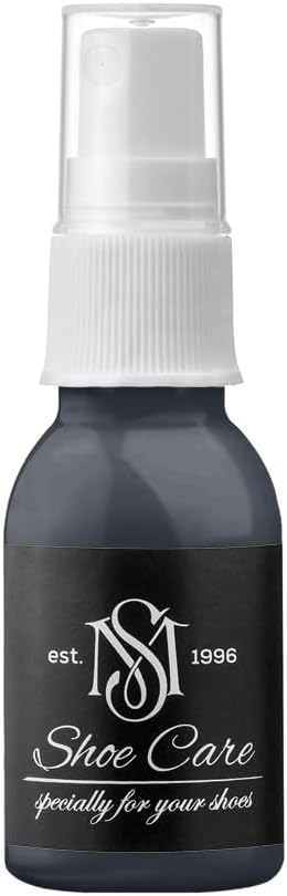 Suede & Nubuck Spray - NCS S 8005-R80B Deep Charcoal Black Lavender - Color Renovator & Protection for Suede, Nubuck, Velour by MAVI STEP - 1.70 fl oz / 50 ml