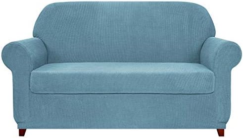 subrtex 2 Piezas Fundas Sofa Elasticas con Funda de Asiento Separados Fundas para Sofá 1,2,3 Plazas Ajustable Protector Lavable (3 Plaza, Azul Claro) subrtex 2 Piezas Fundas Sofa Elasticas con Funda de Asiento Separados Fundas para Sofá 1,2,3 Plazas Ajustable Protector Lavable (3 Plaza, Azul Claro)