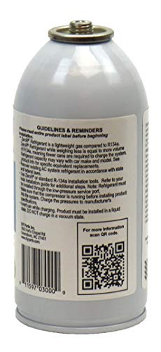 Zeror Ac Recharge Refrigerant Kit For R134A Systems | 32Oz R134A Equivalent | Eco-Friendly Natural Gas #TOP4